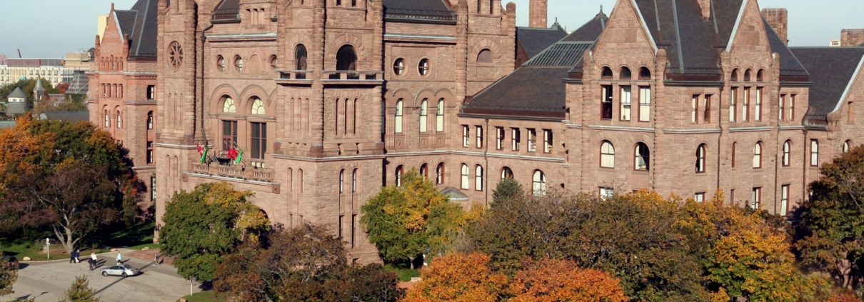 Queen's Park in Toronto, where the 2024 Fall Economic Statement was tabled