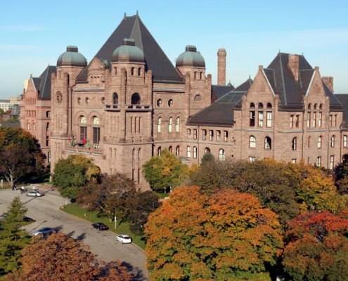 Queen's Park in Toronto, where the 2024 Fall Economic Statement was tabled