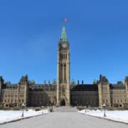 Parliament Hill where the Canada Revenue Agency recently announced a lower prescribed rate